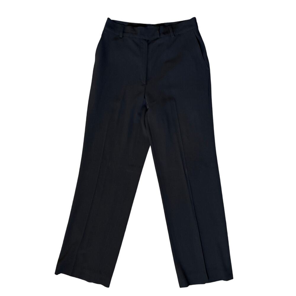 Piazza Sempione Black Wool Dress Pants IT 42/ US 6  Waist 27